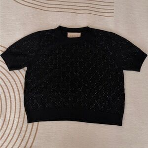 Gucci Black Patterned Sweater